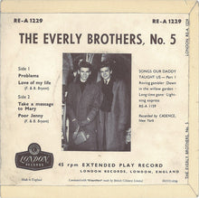 Load image into Gallery viewer, The Everly Brothers* : The Everly Brothers No.5 (7", EP, RP)