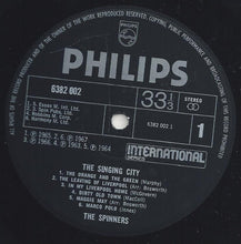 Load image into Gallery viewer, The Spinners : The Singing City (LP, Comp)