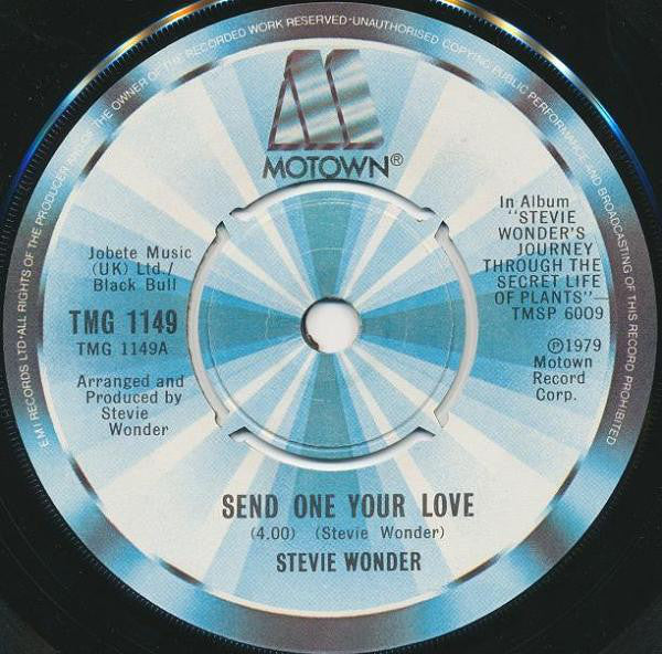 Buy stevie wonder send one your love 7 single online for the