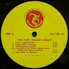 Load image into Gallery viewer, Fats Waller : The Fats Waller Legacy (LP, Comp)