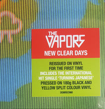 Load image into Gallery viewer, The Vapors : New Clear Days (LP, Album, Yel)