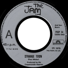Load image into Gallery viewer, The Jam : Strange Town (7", Single, Fre)