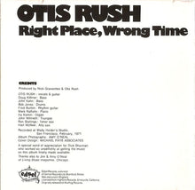 Load image into Gallery viewer, Otis Rush : Right Place, Wrong Time (CD, Album, RE)