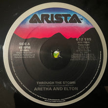 Load image into Gallery viewer, Aretha Franklin & Elton John : Through The Storm (12", Single)