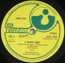 Load image into Gallery viewer, John Lees : A Major Fancy (LP, Album)