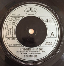 Load image into Gallery viewer, Discothèque : Intro-Disco (7")