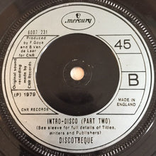 Load image into Gallery viewer, Discothèque : Intro-Disco (7")