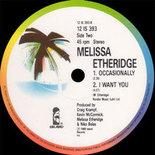 Load image into Gallery viewer, Melissa Etheridge : Bring Me Some Water (12", Blu)