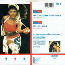 Load image into Gallery viewer, Sinitta : Cross My Broken Heart (Remix) (7", Single, Glo)