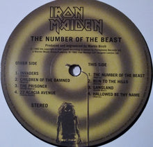 Load image into Gallery viewer, Iron Maiden : The Number Of The Beast (LP, Album, RE, RP, 180)