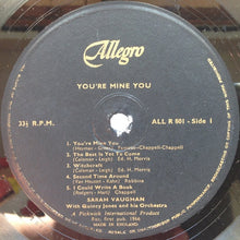 Load image into Gallery viewer, Sarah Vaughan : You're Mine You (LP, Album)