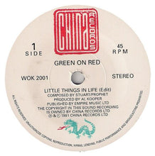 Load image into Gallery viewer, Green On Red : Little Things In Life (7")