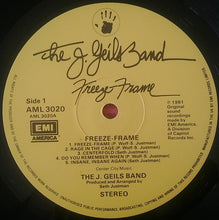 Load image into Gallery viewer, The J. Geils Band : Freeze-Frame (LP, Album)