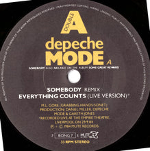 Load image into Gallery viewer, Depeche Mode : Blasphemous Rumours / Somebody (7", EP, Single)