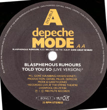 Load image into Gallery viewer, Depeche Mode : Blasphemous Rumours / Somebody (7", EP, Single)