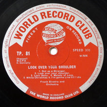 Load image into Gallery viewer, Frank Sinatra : Look Over Your Shoulder (LP, Comp)