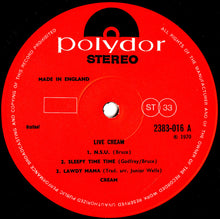 Load image into Gallery viewer, Cream (2) : Live Cream (LP, Album)