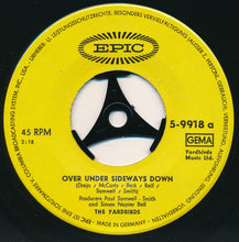 Load image into Gallery viewer, The Yardbirds : Over Under Sideways Down / Jeff's Boogie (7", Single, Mono)