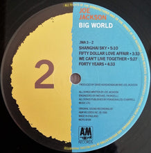 Load image into Gallery viewer, Joe Jackson : Big World (Album + LP + LP, S/Sided)