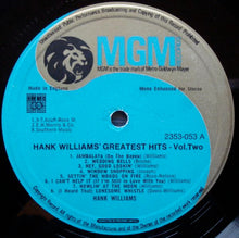 Load image into Gallery viewer, Hank Williams : Greatest Hits Vol. 2 (LP, Comp)