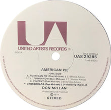 Load image into Gallery viewer, Don McLean : American Pie (LP, Album)