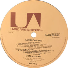 Load image into Gallery viewer, Don McLean : American Pie (LP, Album)