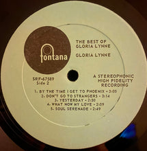 Load image into Gallery viewer, Gloria Lynne : The Best Of (LP, Comp)