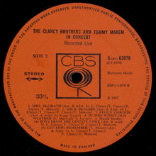 Load image into Gallery viewer, The Clancy Brothers & Tommy Makem : In Concert (LP, Album)