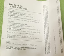 Load image into Gallery viewer, Herbie Hancock : The Best Of Herbie Hancock (Cass, Comp, RE)
