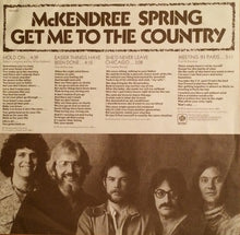 Load image into Gallery viewer, McKendree Spring : Get Me To The Country (LP, Album)