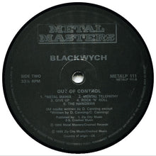 Load image into Gallery viewer, Blackwych : Out Of Control (LP, Album)