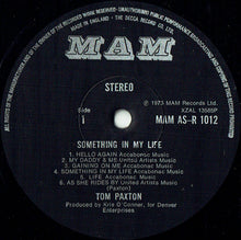 Load image into Gallery viewer, Tom Paxton : Something In My Life (LP, Album)
