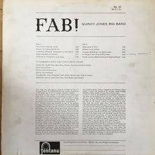 Load image into Gallery viewer, The Quincy Jones Big Band : Fab! (LP, Album, RE)