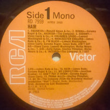 Load image into Gallery viewer, Various : Hair - The American Tribal Love-Rock Musical - The Original Broadway Cast Recording (LP, Album, Mono)