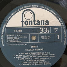 Load image into Gallery viewer, Coleman Hawkins : Swing! (LP, Comp, Mono)