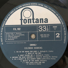 Load image into Gallery viewer, Coleman Hawkins : Swing! (LP, Comp, Mono)
