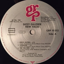 Load image into Gallery viewer, Dizzy Gillespie : New Faces (LP, Album)