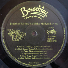 Load image into Gallery viewer, Jonathan Richman & The Modern Lovers : Back In Your Life (LP, Album)