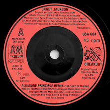 Load image into Gallery viewer, Janet Jackson : The Pleasure Principle (7", Single, Red)