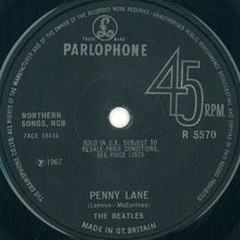 Load image into Gallery viewer, The Beatles : Strawberry Fields Forever / Penny Lane (7", Single, Mono, Sol)