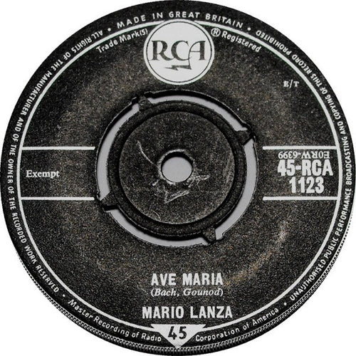 Mario Lanza : Ave Maria (7
