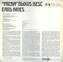 Load image into Gallery viewer, Earl Hines And His Quartet : "Fatha" Blows Best (LP, Album)