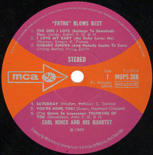 Load image into Gallery viewer, Earl Hines And His Quartet : "Fatha" Blows Best (LP, Album)