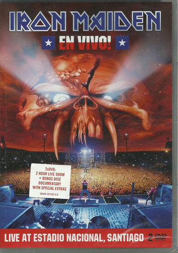 Iron Maiden : En Vivo! (Live At Estadio Nacional, Santiago) (2xDVD-V, Multichannel, PAL)