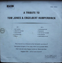 Load image into Gallery viewer, The Studio 77 Orchestra & Singers : A Tribute To Tom Jones And Engelbert Humperdinck (LP)
