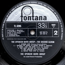 Load image into Gallery viewer, The Spencer Davis Group : The Second Album (LP, Album, Mono)