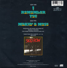 Load image into Gallery viewer, Skid Row : I Remember You (7", Single)