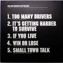 Load image into Gallery viewer, Paul Butterfield's Better Days : It All Comes Back (LP, Album)