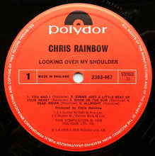 Load image into Gallery viewer, Chris Rainbow : Looking Over My Shoulder (LP, Album)