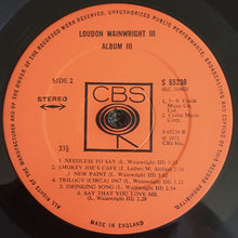 Load image into Gallery viewer, Loudon Wainwright III : Album III (LP, Album)